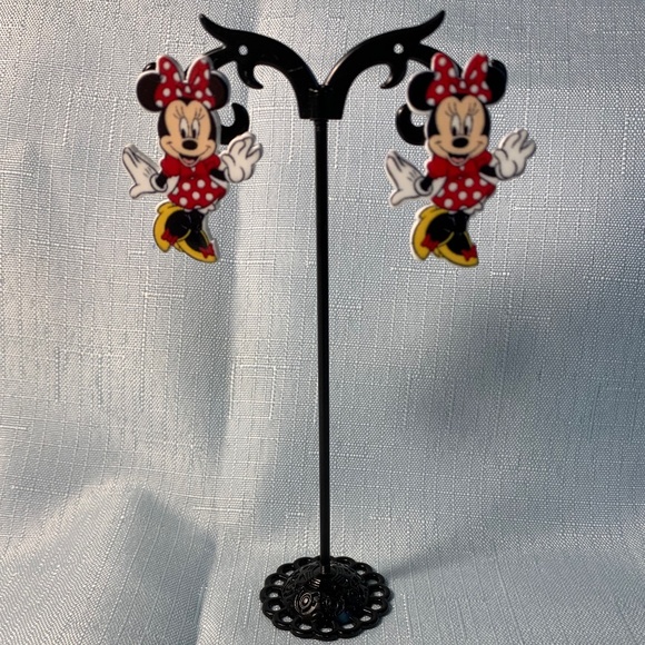 NWT Handmade Disney Minnie Mouse Earrings! - Picture 2 of 3